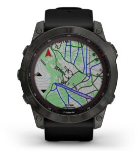 Garmin Fenix 7X - Kartenansicht